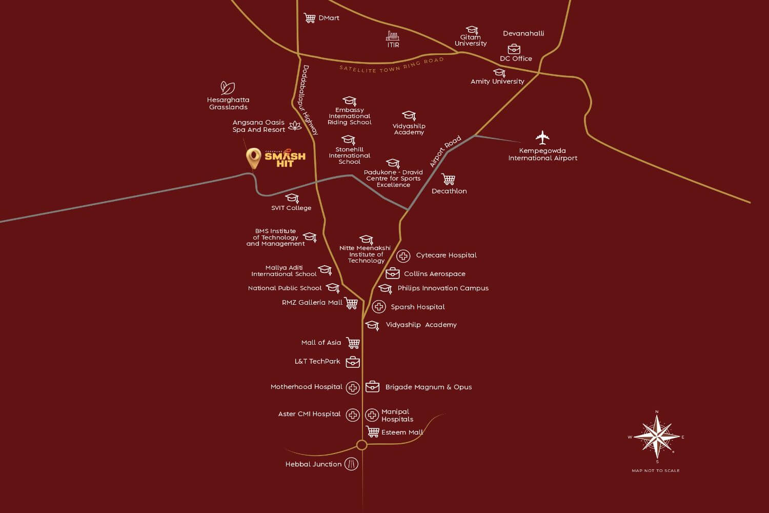 Shriram Codename Smash Hit Yelahanka Location Map